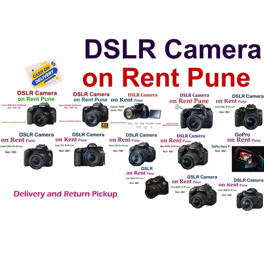 dslr camera for hire